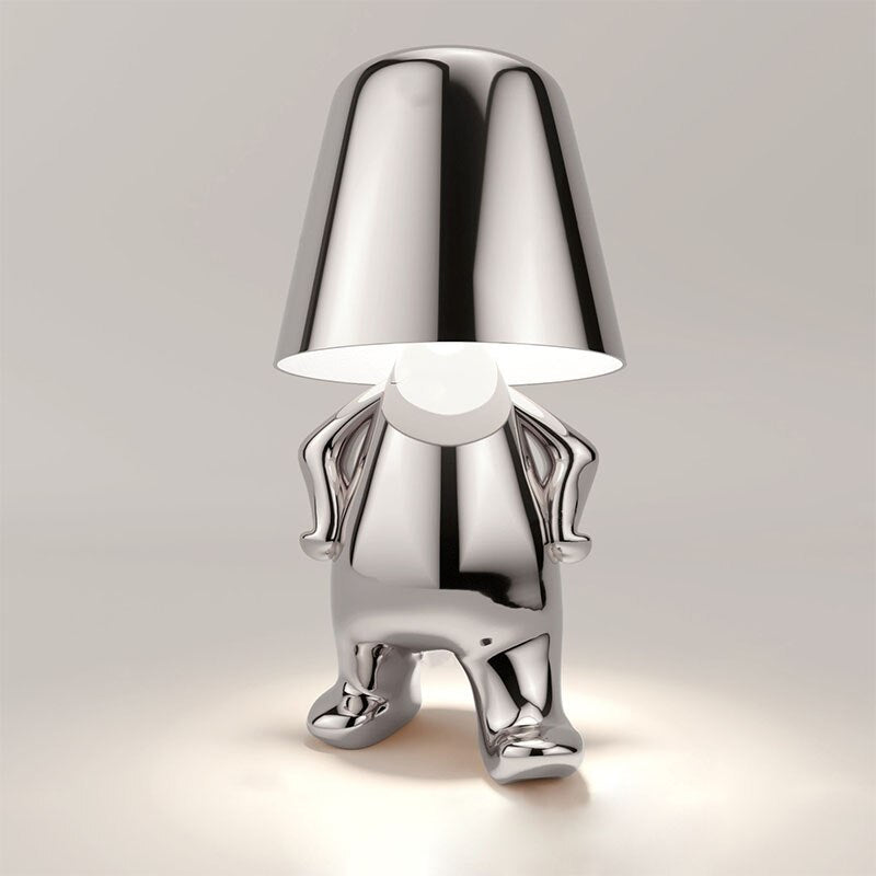 Lámpara de mesa elegante, recargable, táctil, regulable, inalámbrica y con luz cálida