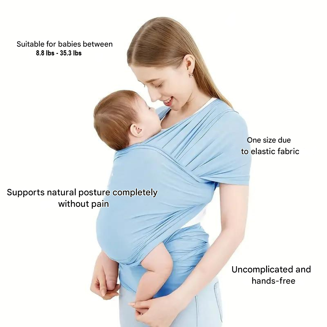 Portabebés ergonómico transpirable con soporte lumbar y múltiples posiciones