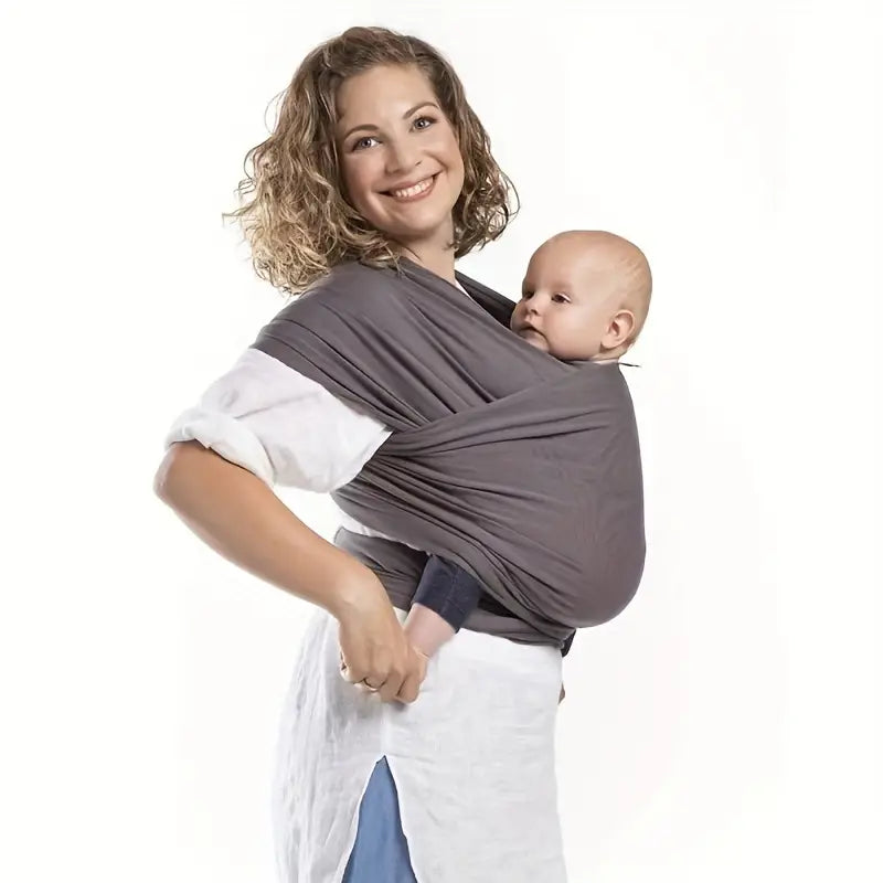 Portabebés ergonómico transpirable con soporte lumbar y múltiples posiciones