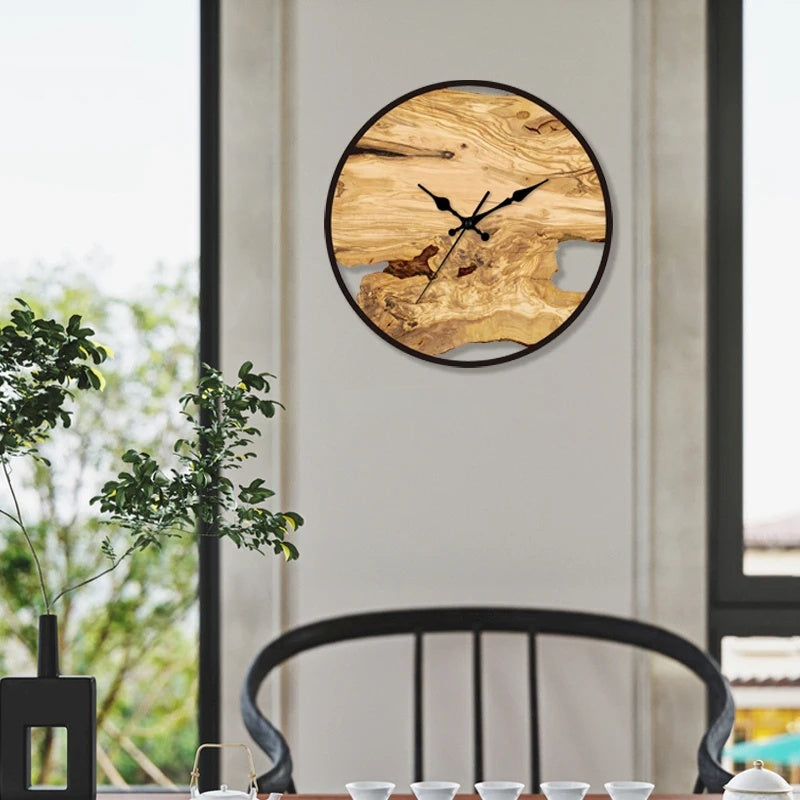 Reloj de pared minimalista de cuarzo silencioso, fabricado en acrílico transparente