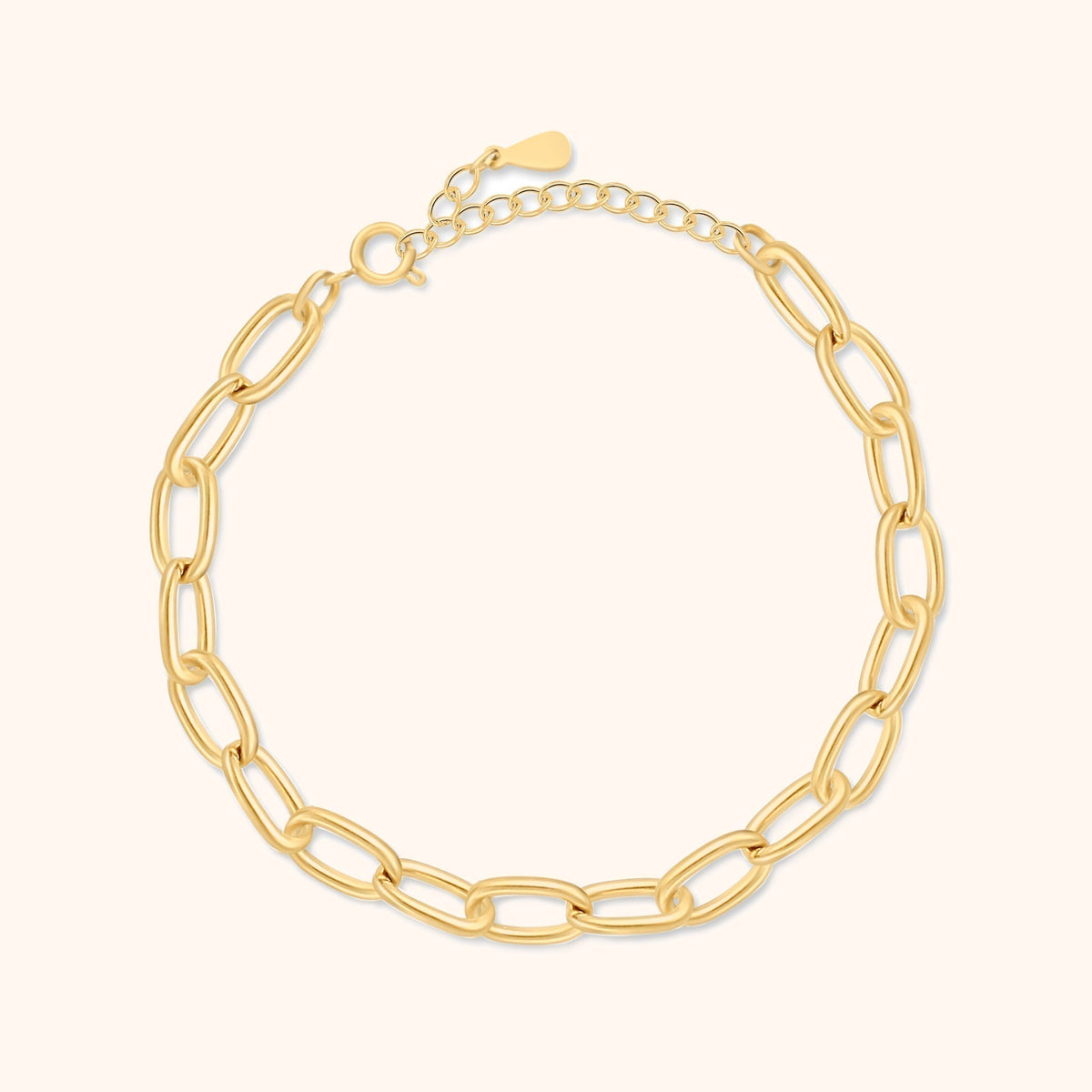 Pulsera ajustable de cadena de plata con eslabones pequeños y diseño refinado