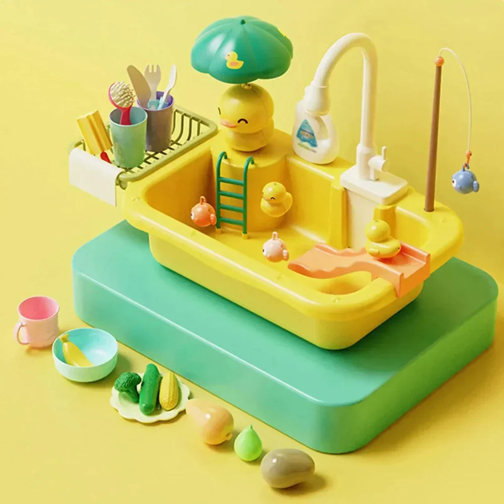 Set de juego de mesa de agua sensorial interactivo con bomba