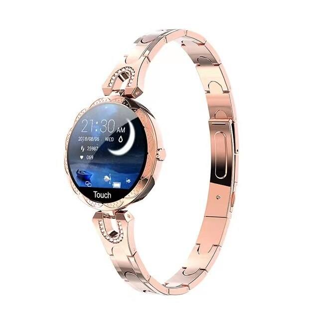 Reloj inteligente resistente al agua con monitor de frecuencia cardíaca, presión arterial y actividad física