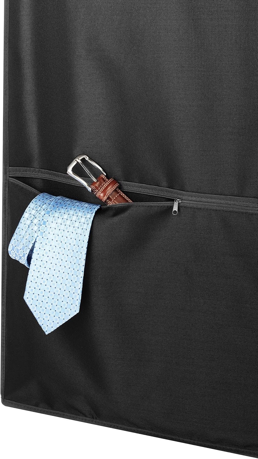 Bolsa de viaje para prendas de largo completo, resistente al agua, con cremallera y bolsillo para accesorios