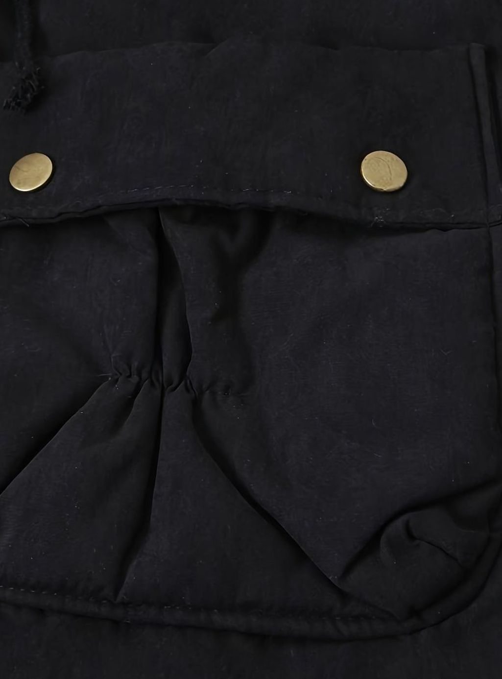Parka de invierno con cuello de piel sintética y cintura ajustable con cordón para mujer
