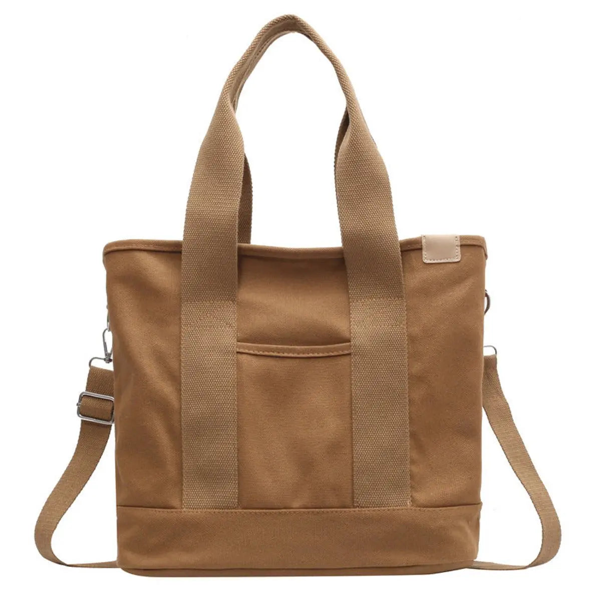 Bolso tote de lona multifunción con correa ajustable para mujer