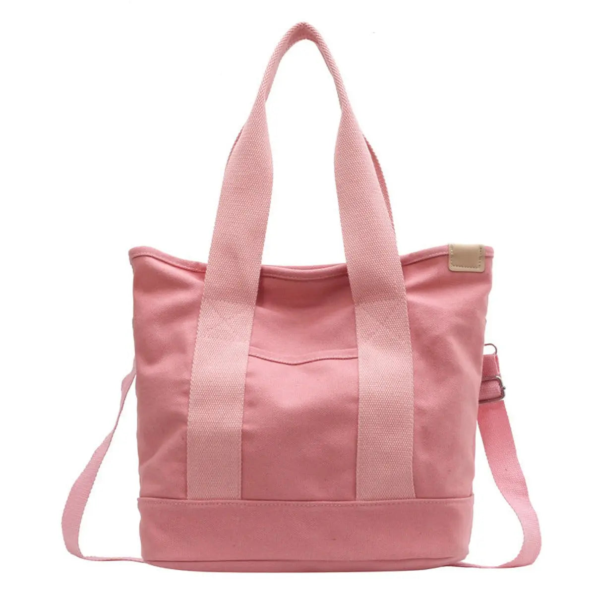 Bolso tote de lona multifunción con correa ajustable para mujer