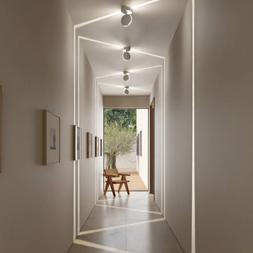Foco proyector ambiental de pared multicolor de 360 grados con control remoto
