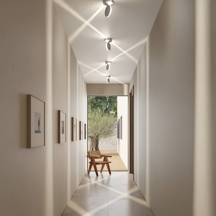 Foco proyector ambiental de pared multicolor de 360 grados con control remoto