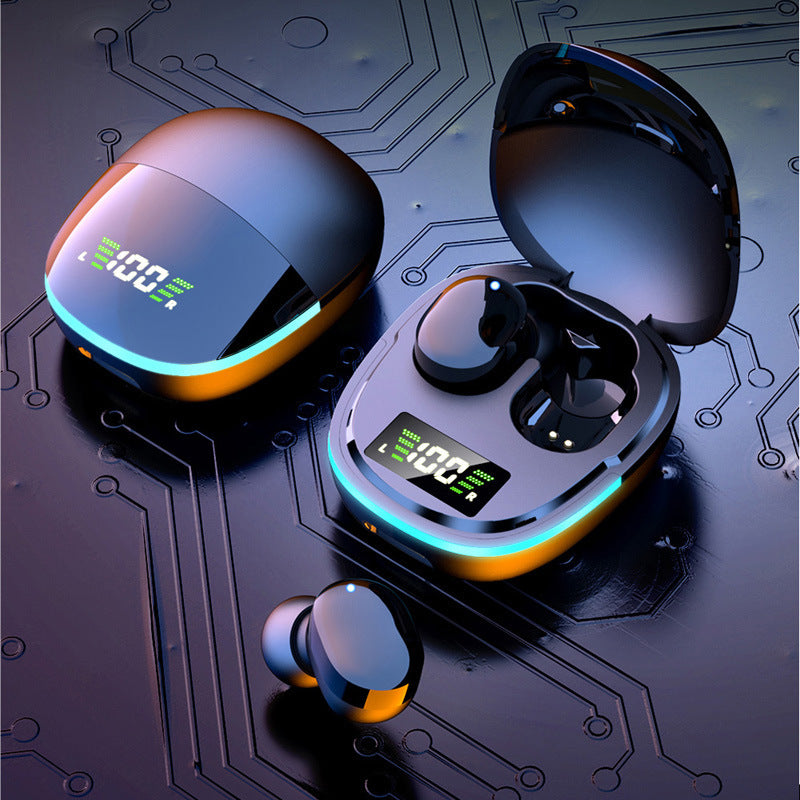 Auriculares inalámbricos verdaderos con control táctil y pantalla digital de batería