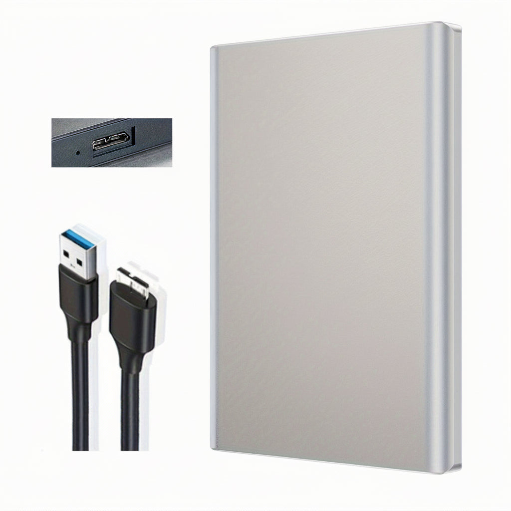 Disco duro SSD externo portátil, compacto, delgado y ligero