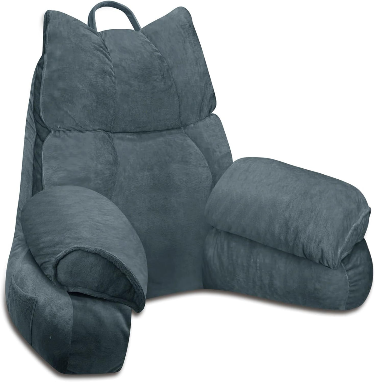 Almohada estructurada para cama con reposabrazos, respaldo y espuma viscoelástica