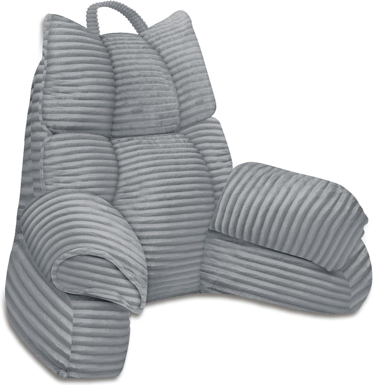 Almohada estructurada para cama con reposabrazos, respaldo y espuma viscoelástica