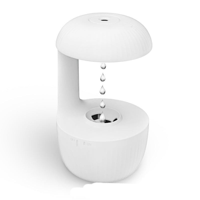 Humidificador ultrasónico antigravedad con gota de agua flotante, difusor de aromas y purificador de aire