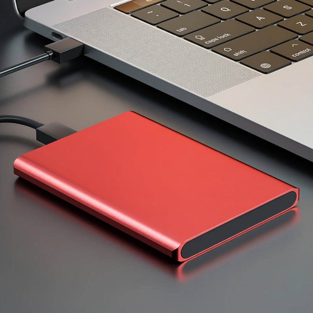 Disco duro SSD externo portátil, compacto, delgado y ligero