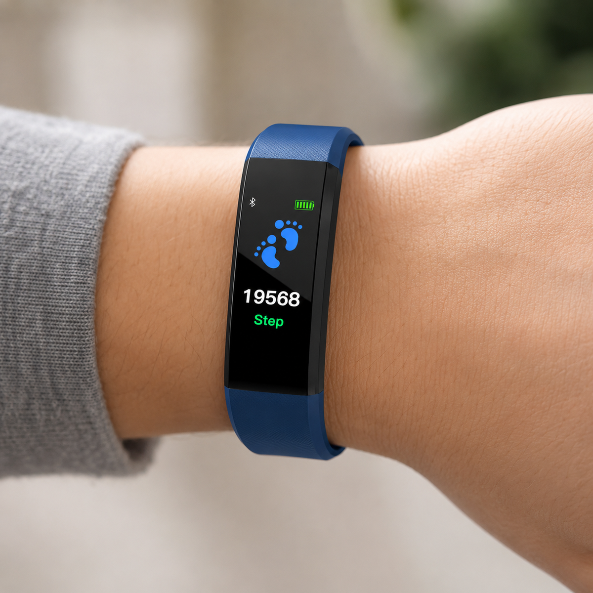 Reloj inteligente deportivo ajustable con monitorización de la frecuencia cardíaca y del sueño
