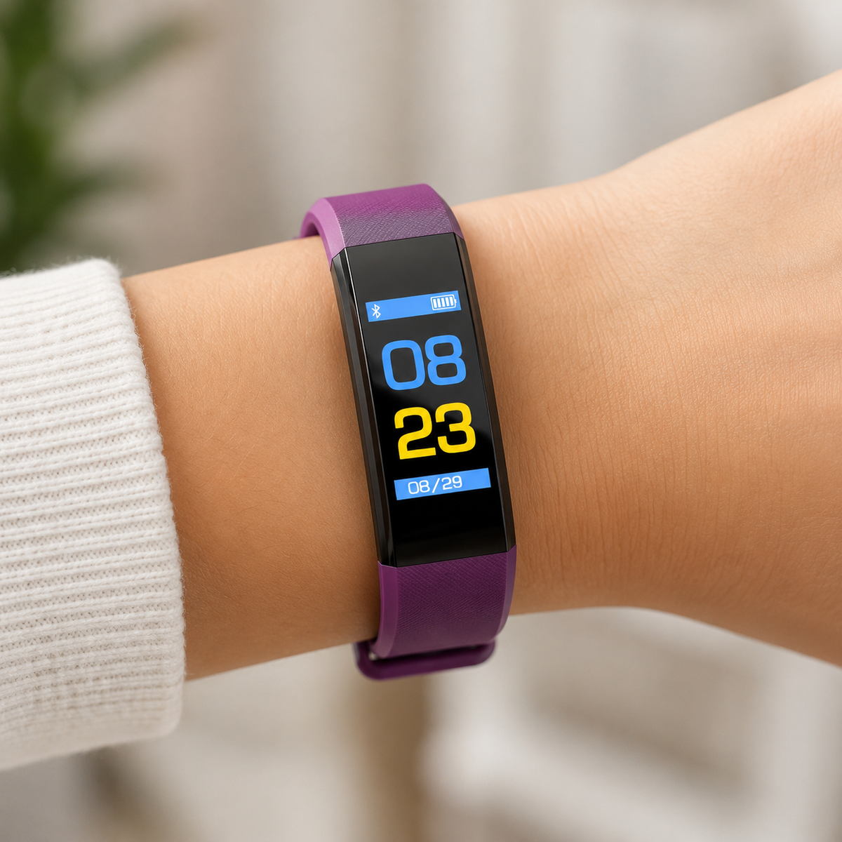 Reloj inteligente deportivo ajustable con monitorización de la frecuencia cardíaca y del sueño