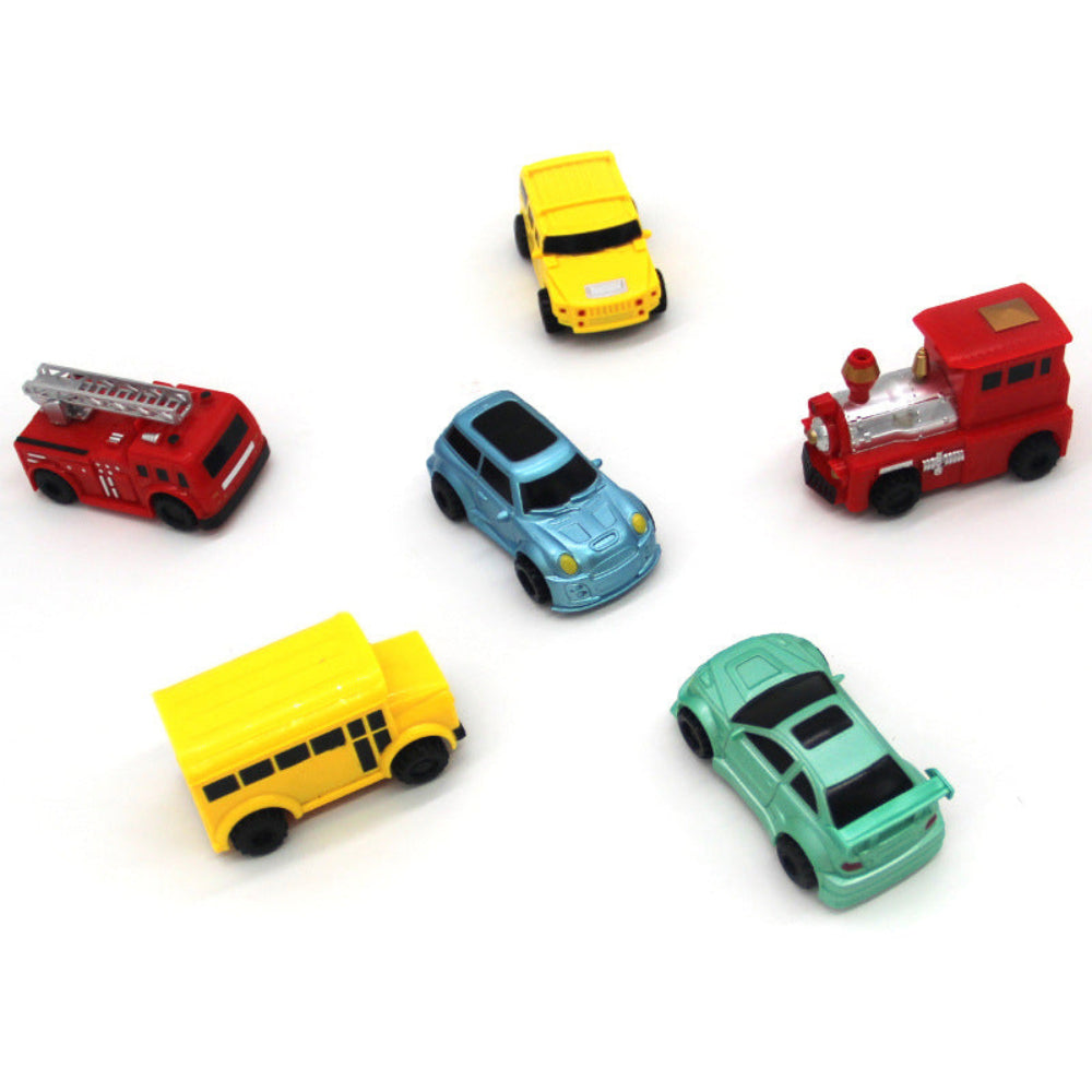 Set compacto de juguete de coche de dibujo guiado por bolígrafo sobre pistas interactivas
