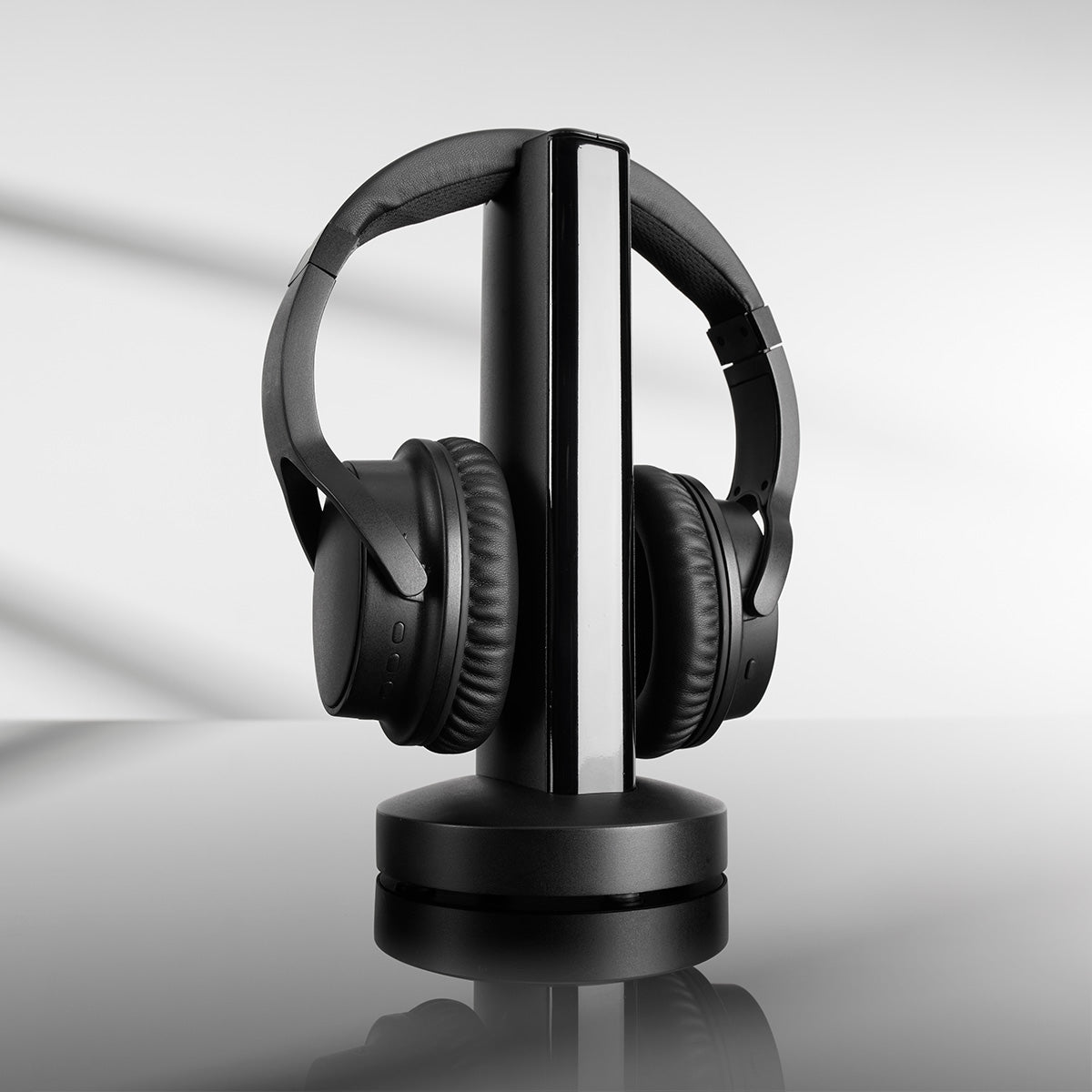Auriculares estéreo inalámbricos UHF de largo alcance para TV