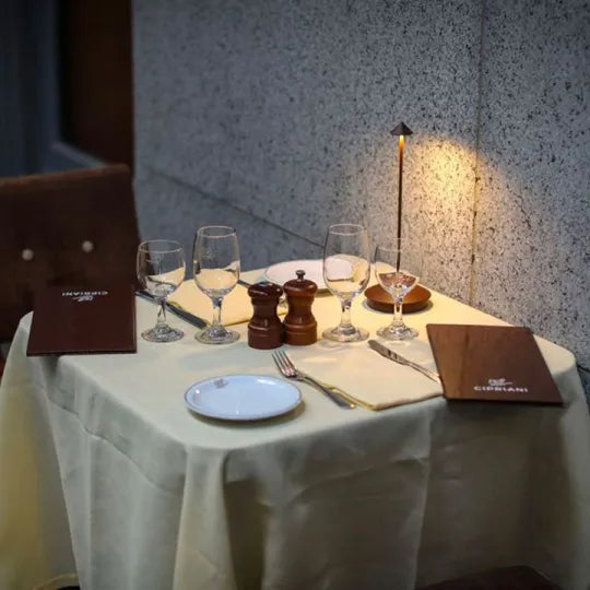 Lámpara de mesa impermeable, inalámbrica, recargable y regulable para interiores y exteriores