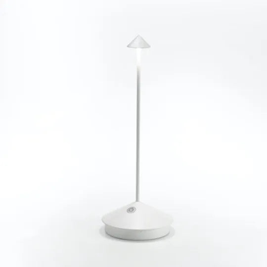 Lámpara de mesa impermeable, inalámbrica, recargable y regulable para interiores y exteriores