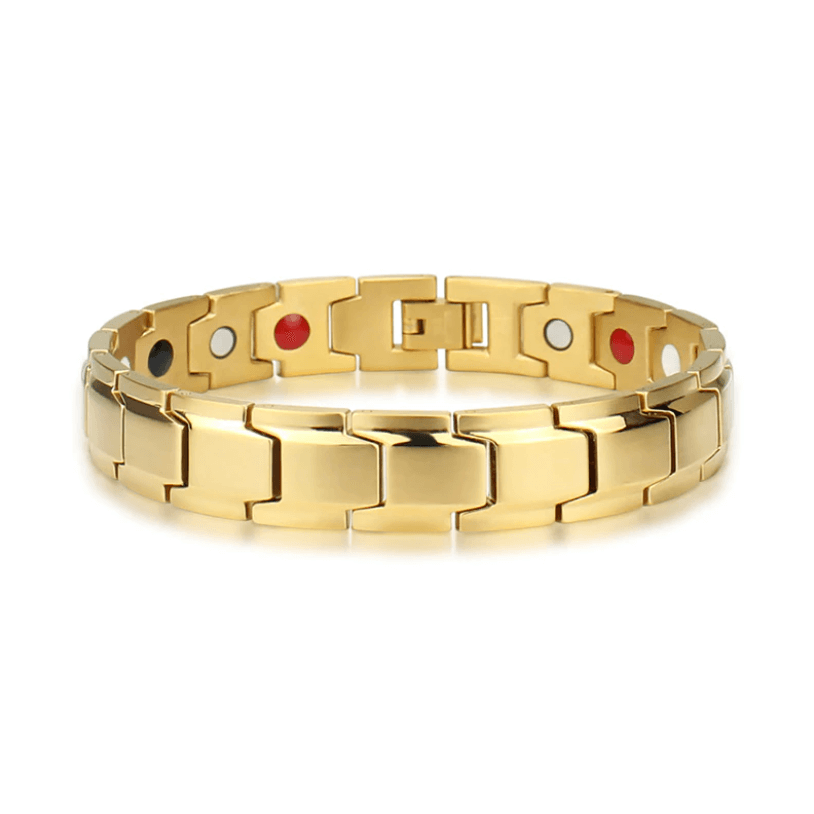 Pulsera magnética de acero inoxidable duradero con infrarrojos para el bienestar