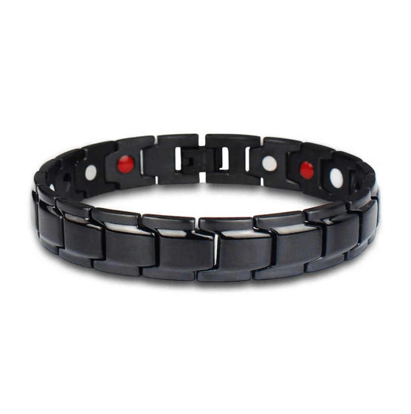 Pulsera magnética de acero inoxidable duradero con infrarrojos para el bienestar