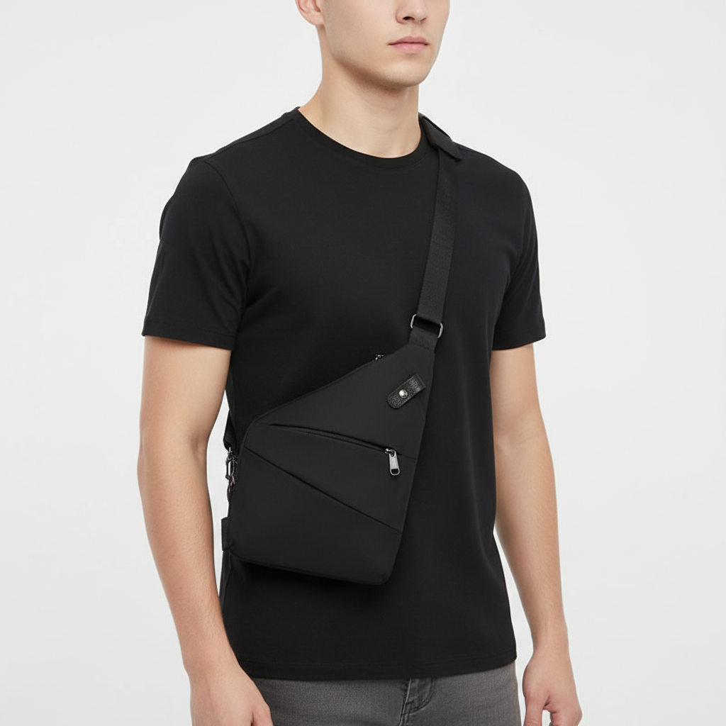 Bolso de hombro ergonómico, impermeable, antirrobo y con múltiples bolsillos