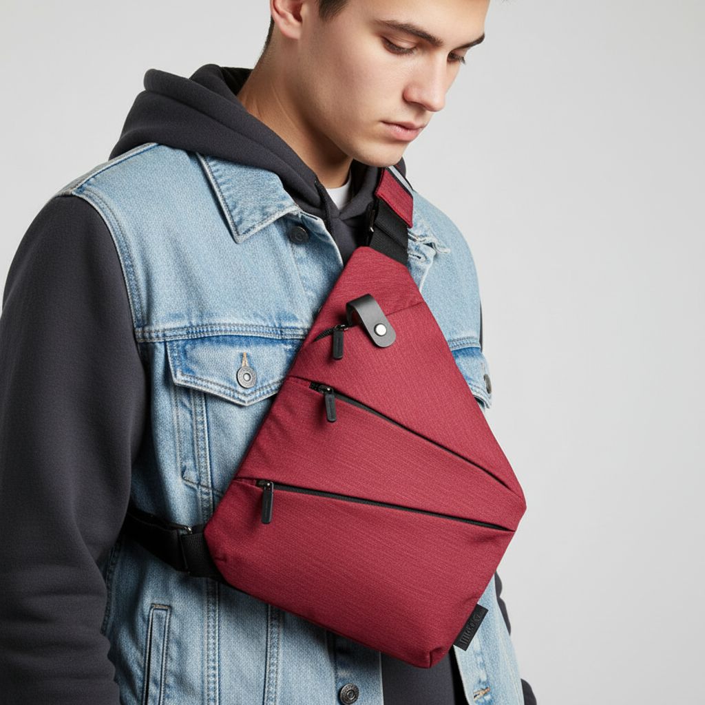 Bolso de hombro ergonómico, impermeable, antirrobo y con múltiples bolsillos