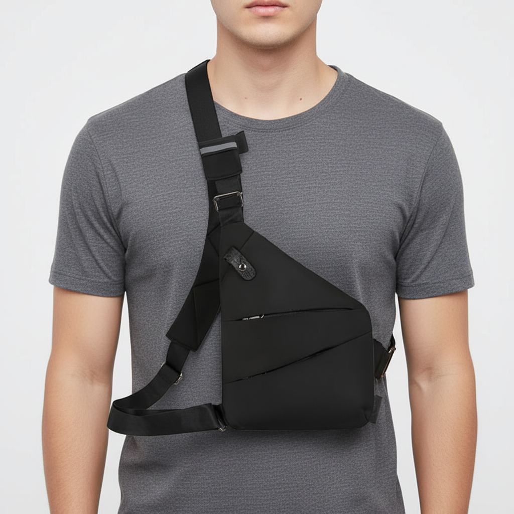 Bolso de hombro ergonómico, impermeable, antirrobo y con múltiples bolsillos
