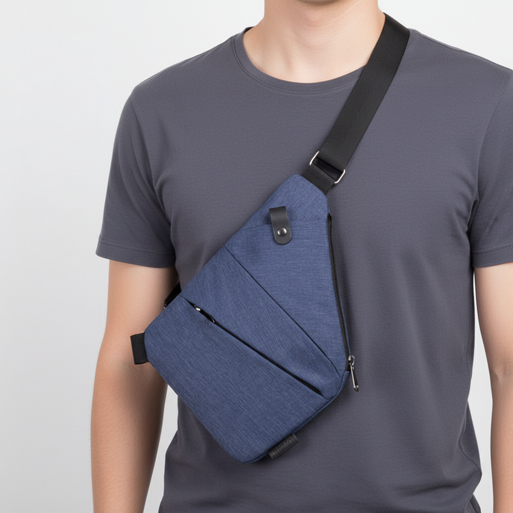 Bolso de hombro ergonómico, impermeable, antirrobo y con múltiples bolsillos