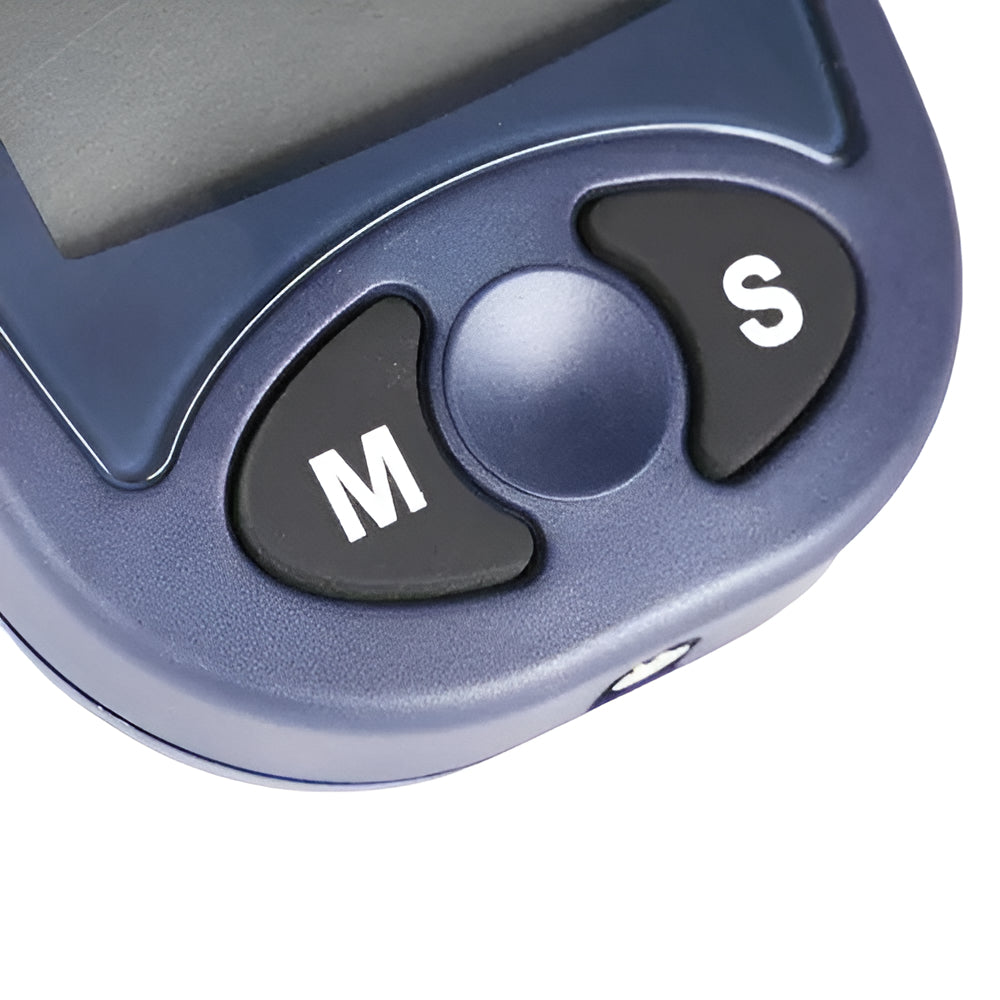 Kit compacto y portátil de prueba con monitor digital de glucosa en sangre para uso doméstico