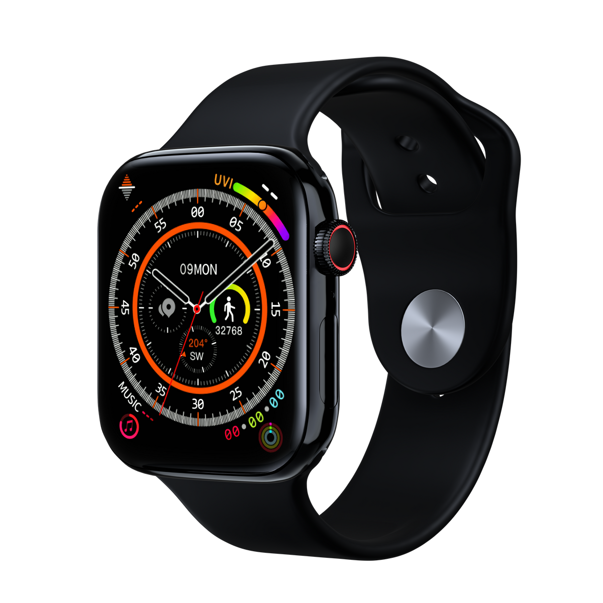 Reloj inteligente con pantalla táctil AMOLED impermeable, monitorización de actividad física y control de acceso NFC