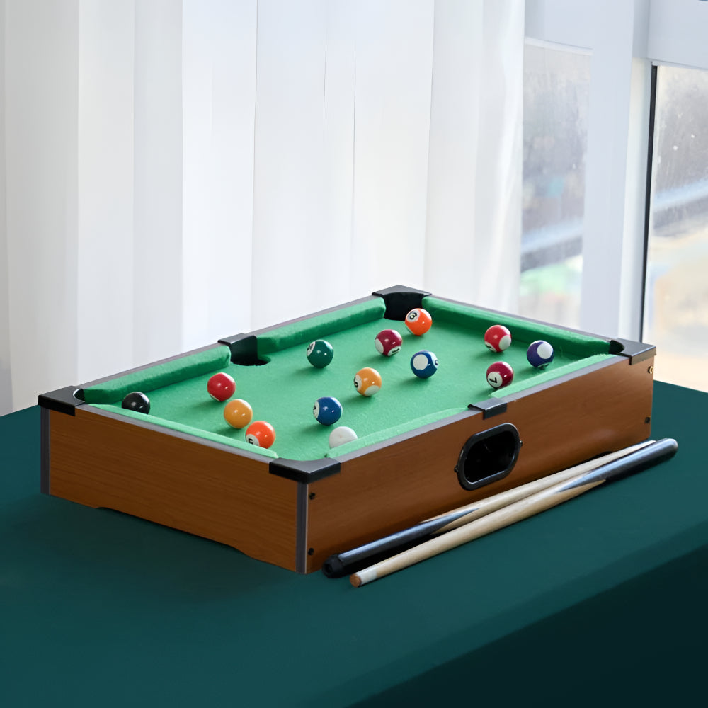 Juguete interactivo para gatos con mesa de billar de fieltro y peluche