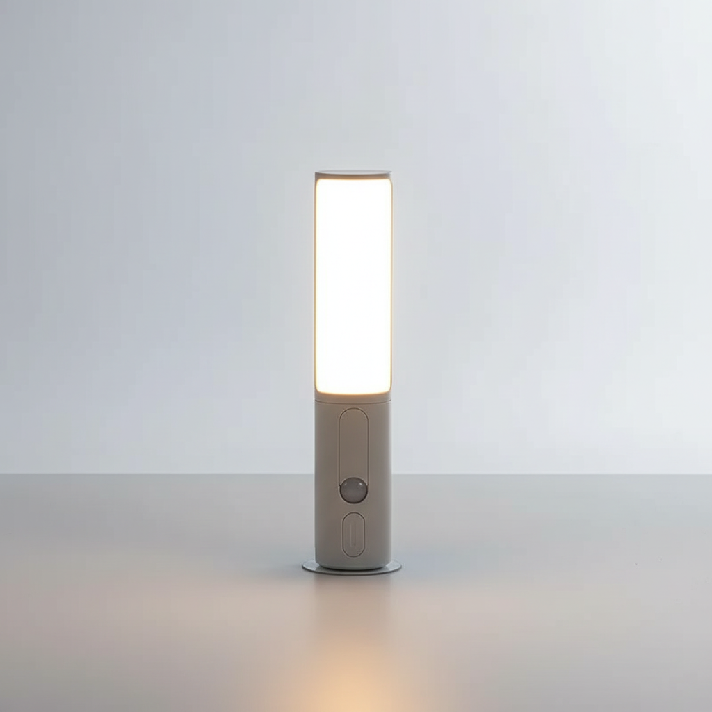 Luz nocturna inalámbrica recargable con temperatura de color ajustable y sensor de movimiento