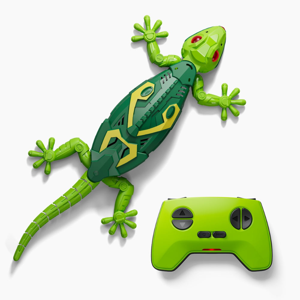 Juguete de lagarto teledirigido que trepa por paredes