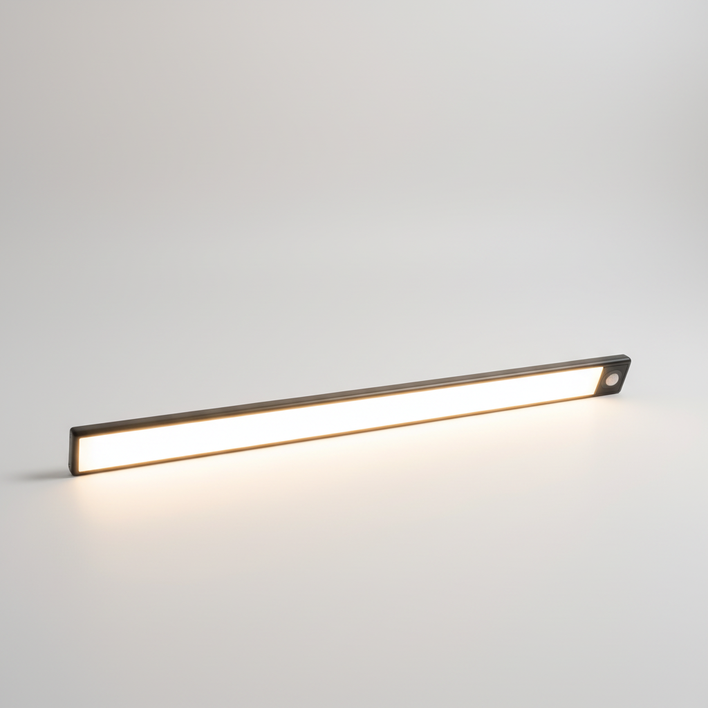 Barra de luz magnética recargable y regulable con sensor de movimiento