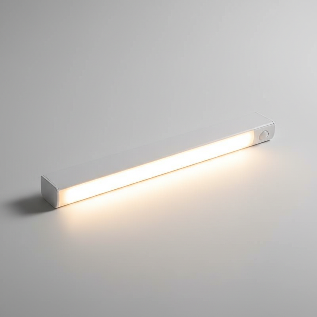Barra de luz magnética recargable y regulable con sensor de movimiento