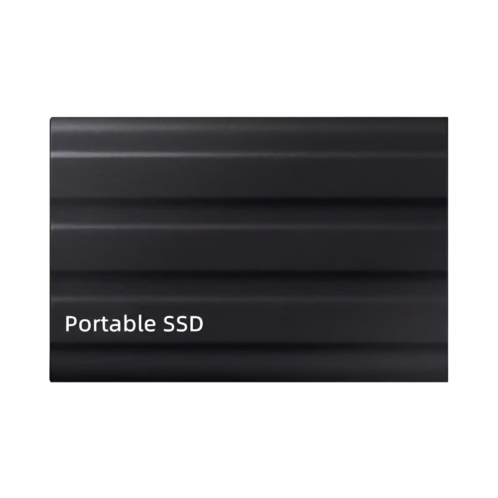 Unidad de almacenamiento SSD externa portátil con carcasa metálica compacta