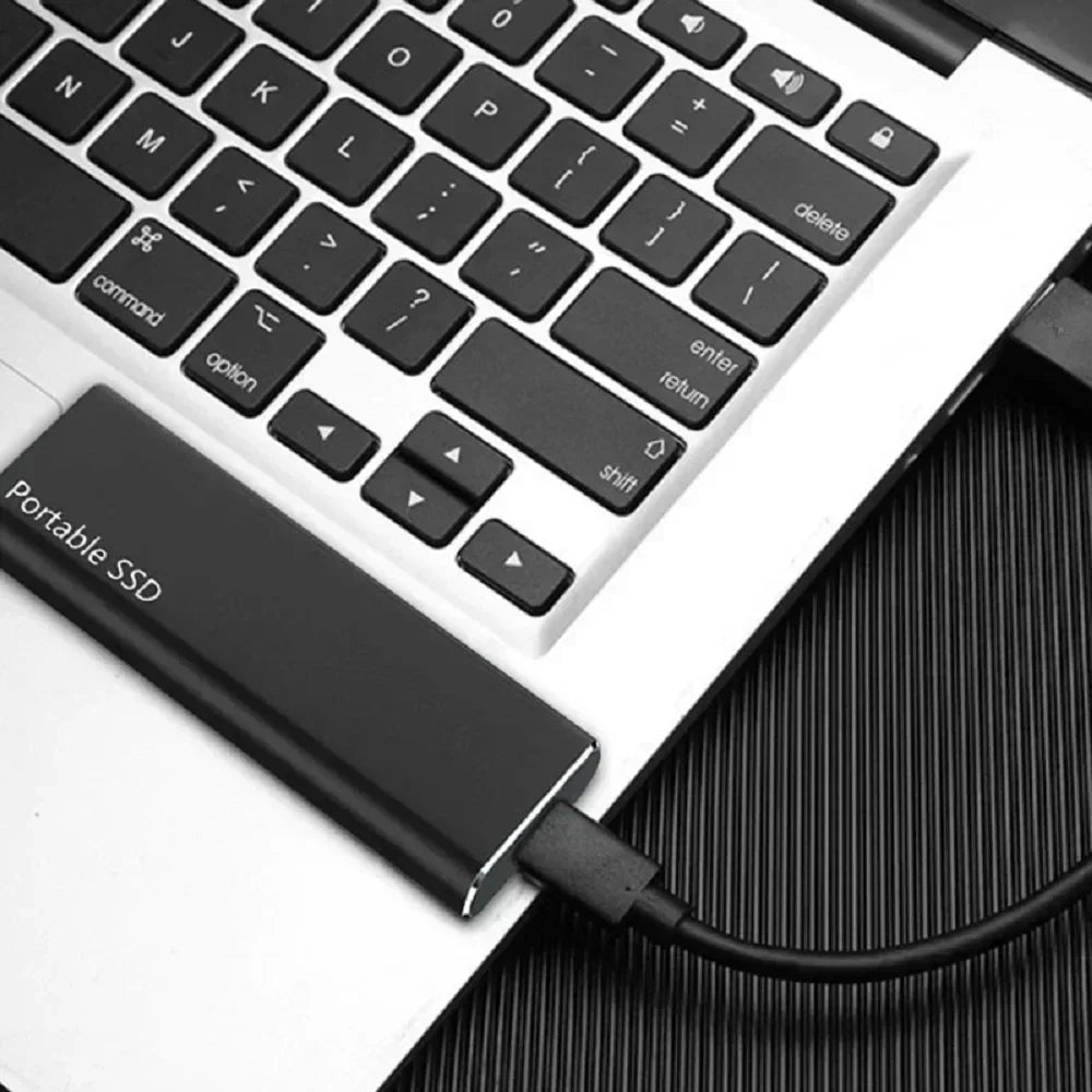 Unidad SSD externa portátil delgada y ligera, plug and play