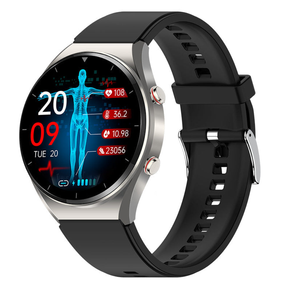 Reloj inteligente portátil recargable con pantalla táctil, monitor y rastreador de actividad física
