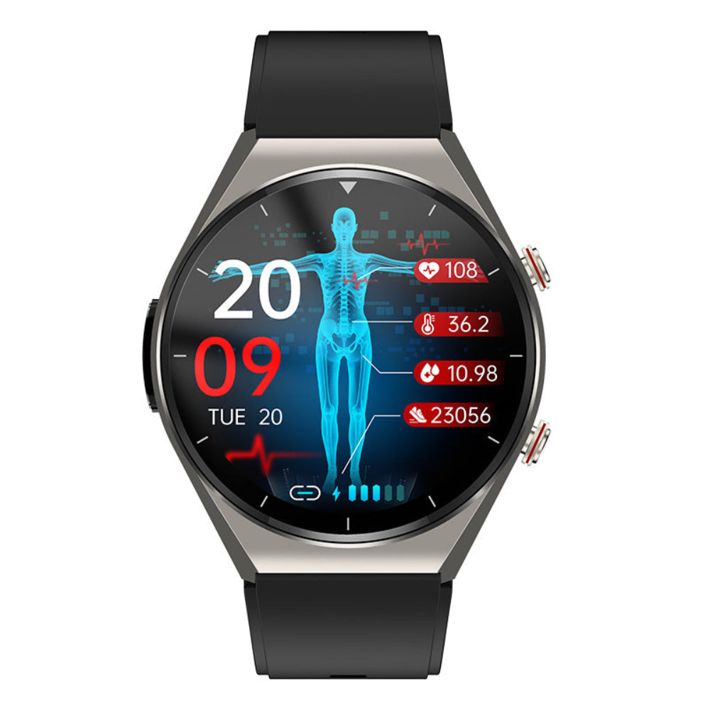 Reloj inteligente portátil recargable con pantalla táctil, monitor y rastreador de actividad física