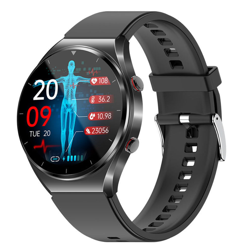 Reloj inteligente portátil recargable con pantalla táctil, monitor y rastreador de actividad física