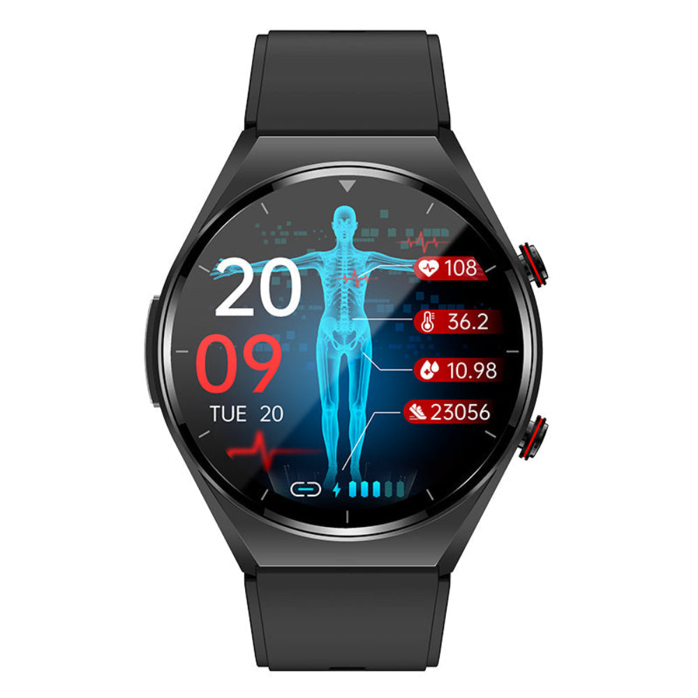 Reloj inteligente portátil recargable con pantalla táctil, monitor y rastreador de actividad física