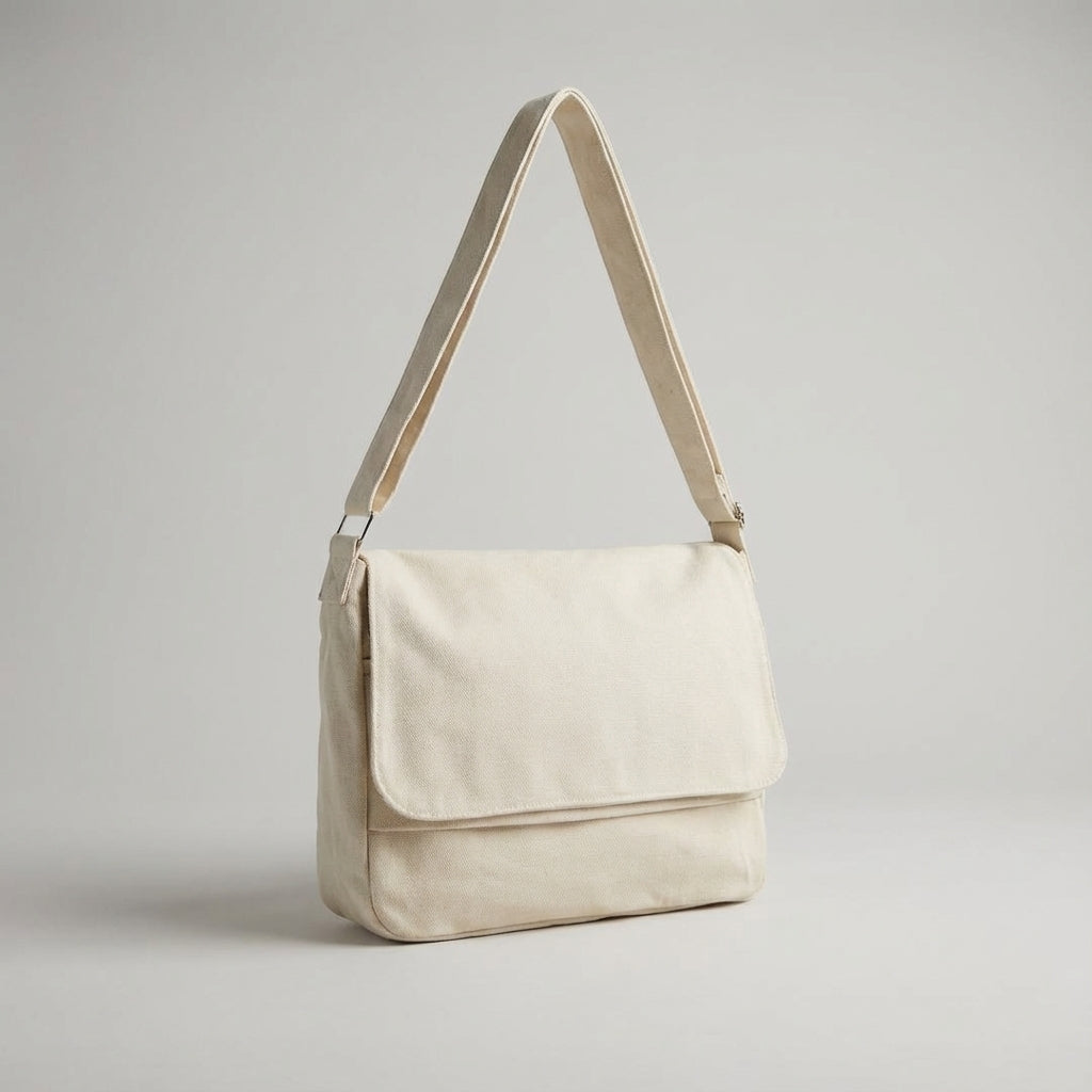 Bolso de hombro resistente de lona con correa ajustable