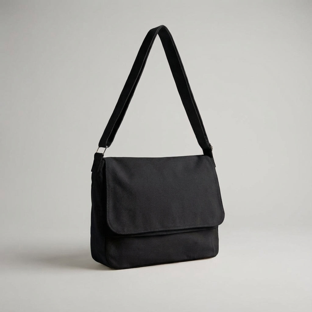 Bolso de hombro resistente de lona con correa ajustable