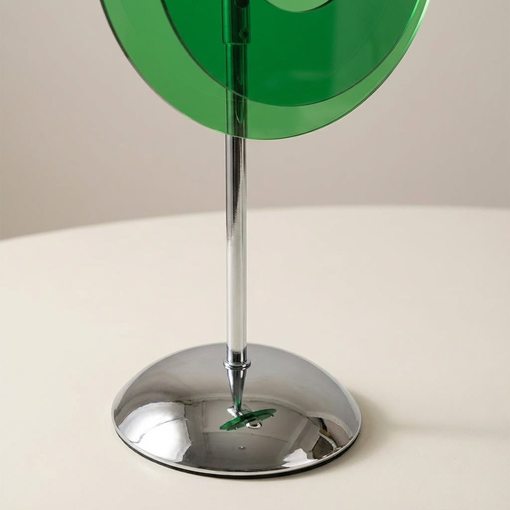Lámpara de mesa compacta con proyección de degradado de atardecer y conexión USB