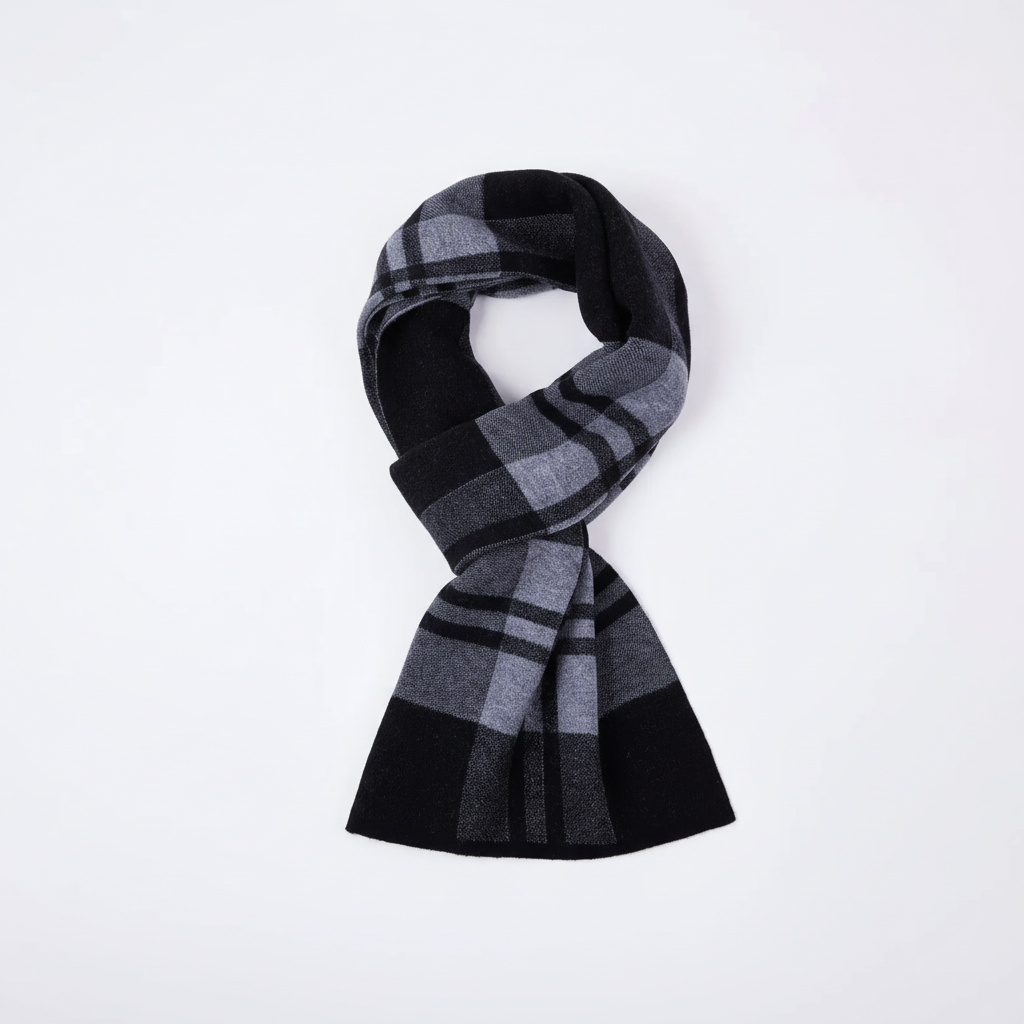 Bufanda de invierno unisex aterciopelada, suave y cortavientos