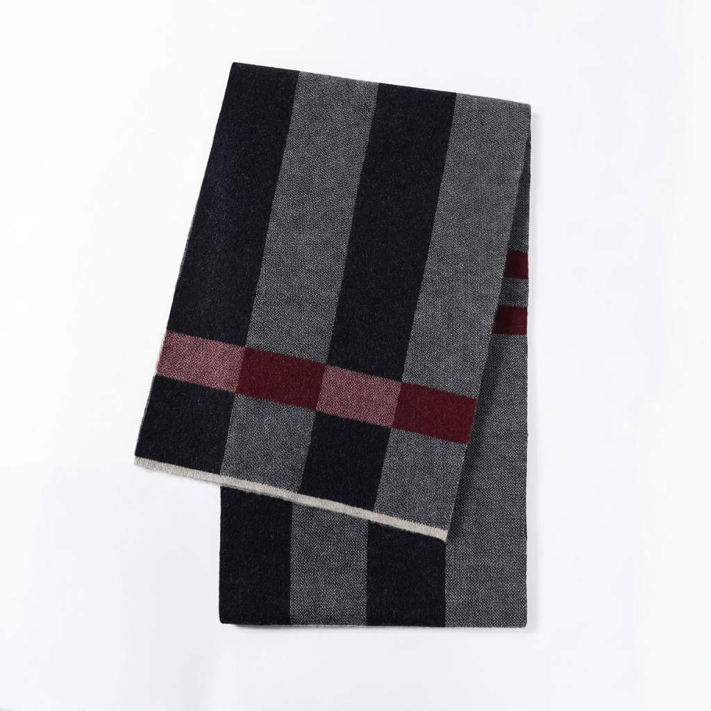 Bufanda de invierno unisex aterciopelada, suave y cortavientos