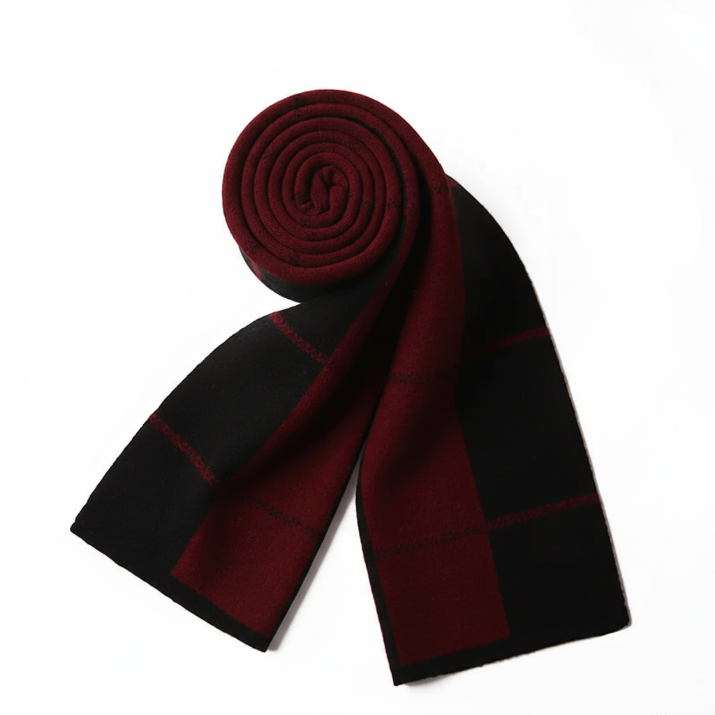 Bufanda de invierno unisex aterciopelada, suave y cortavientos